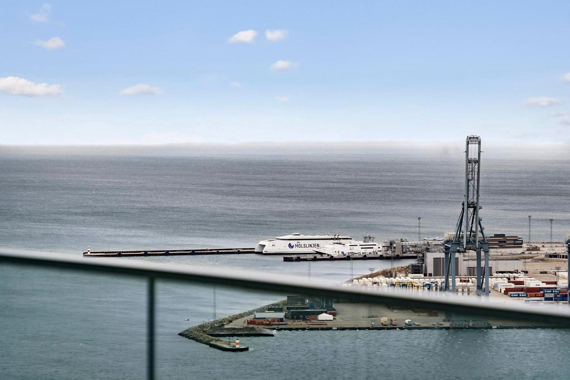 Penthouse Paradise On 39Th Floor Apartment Arhus Luaran gambar